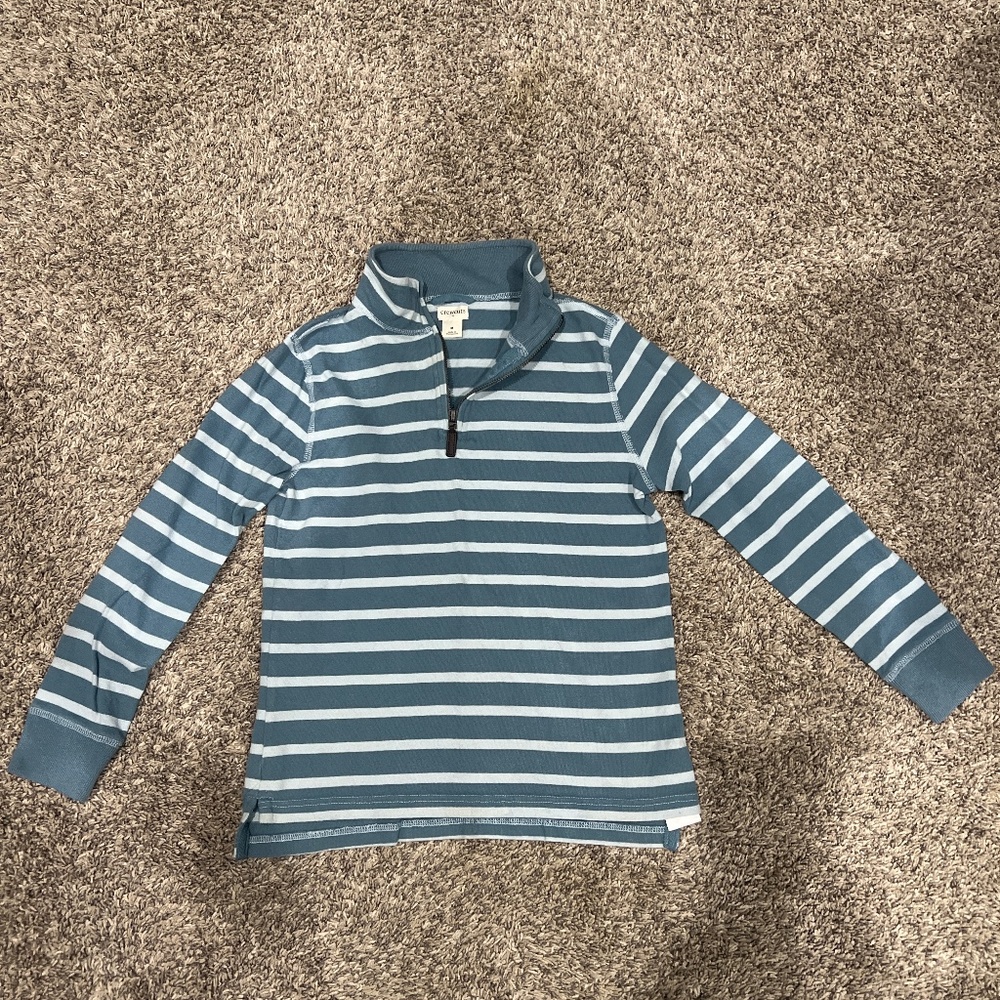 Boys size medium crewcuts 1/4 zip top